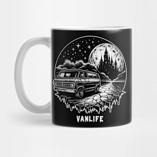 Vintage econoline castle vanlife Mug